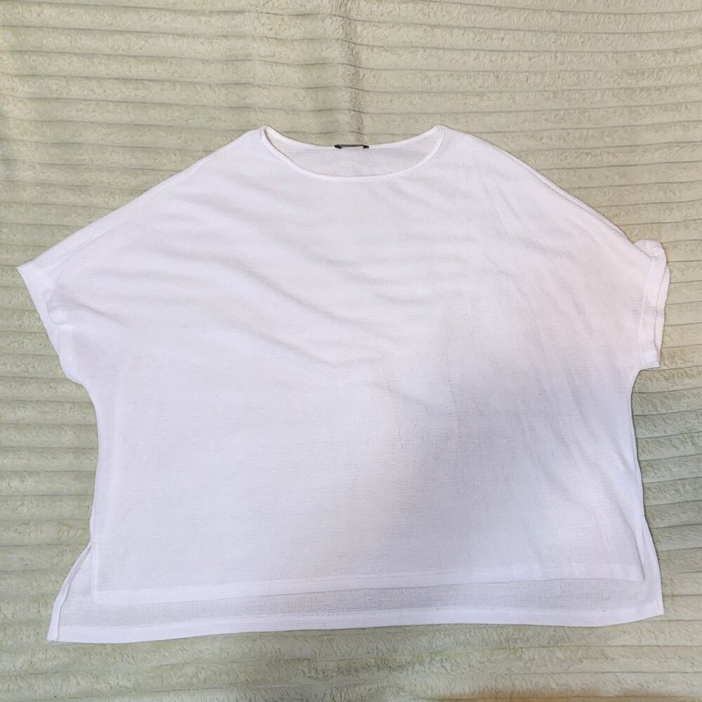 NWOT White Oversize Knit Tee